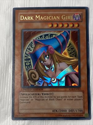 Dark Magician Girl RDS-ENSE2 Limited Edition Yu-Gi-Oh Ultra Rare Holo Excellent-image