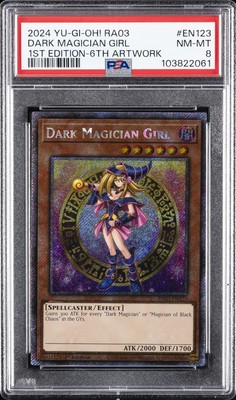 2024 YU-GI-OH! RA03-QUARTER CENTURY BONANZA #EN123 DARK MAGICIAN GIRL PSA 8-image