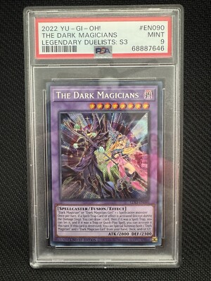 The Dark Magicians LDS3-EN090 Legendary Duelists: Season 3 Limited Edition-PSA 9-image