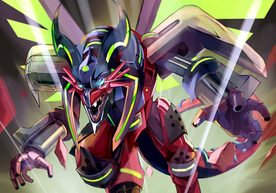 Anime borreload dragon yugioh vrains trading card games Playmat Gaming Mat Desk-image
