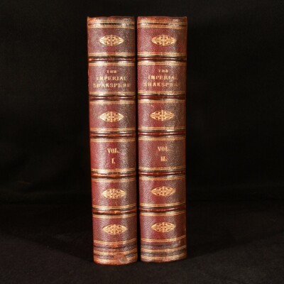 1873-76 2vol The Works Of Shakespeare Imperial Edition Charles Knight Illustr...-image