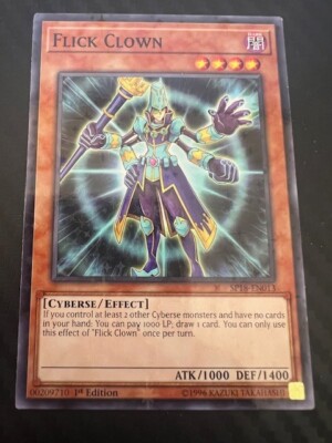 Yugioh Flick Clown SP18-EN013 Starfoil Rare 1st Edition VLP-image