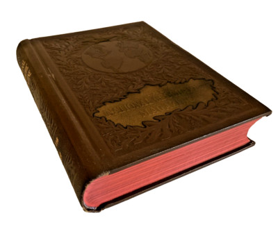 Vintage 1960 National Geographic Magazine Leather-Bound Edition Jul-Dec w/Index-image