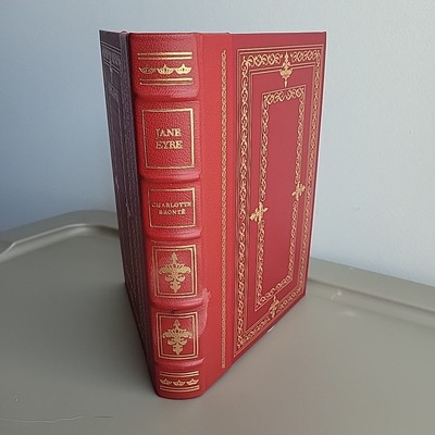 Jane Eyre Charlotte Bronte Franklin Library 1981 Red Leather Bound Skip Liepke-image