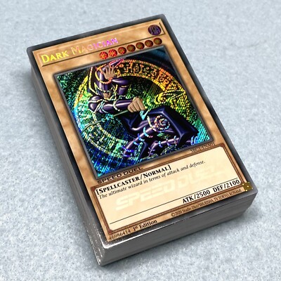 Yugioh Yami Yugi Premium 60 Card Deck Dark Magician Girl + Extras-image