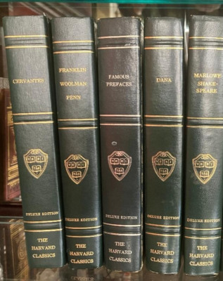 The Harvard Classics Deluxe Registered Edition Lot 5 Volumes-image