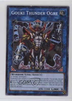 2018 Yu-Gi-Oh! Star Pack VRAINS 1st Edition Starfoil Gouki Thunder Ogre l5w-image