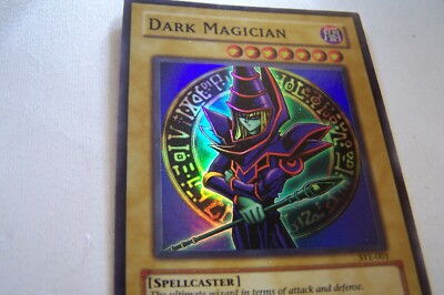 YU-GI-OH Dark Magician SYE-001 Foil Original Yu Gi Oh Silver Sleeve Card Cover-image