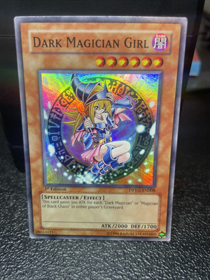Yugioh! Dark Magician Girl - DPYG-EN008 - Super Rare - 1st Edition LP-image