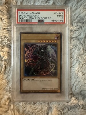 Dark Magician - MVP1-ENSV3 - Limited Edition - 2020 D.S.O.D. Movie Pack - PSA 9-image