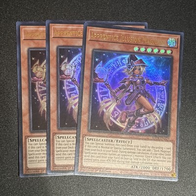 Apprentice Illusion Magician (UR) RA04-EN023 Quarter Century Stampede 1st... X3-image
