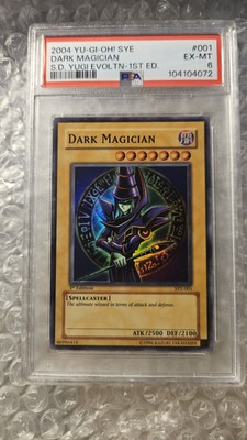 2004 YuGiOh! Dark Magician Starter Deck Yugi Evolution 1st Edition SYE-001 PSA 6-image