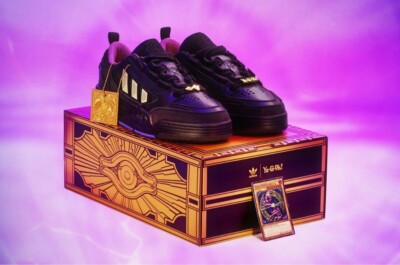 Adidas ADI2000 Yu-Gi-Oh Yugi's World Dark Magician  Shoes card set US 8.5 F/S-image