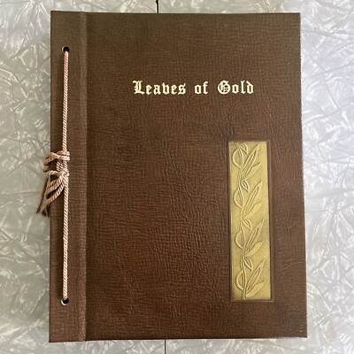 Leaves of Gold 1948 An Anthology of Prayers Memorable Phrases.. Religious Book-image