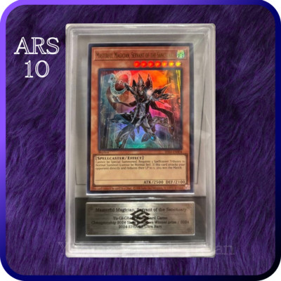 PSA 10 Yu-Gi-Oh! Masterful Magician  Servant of the Sanctuary 2024-EN004 WCS-image