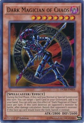 Yugioh! Dark Magician of Chaos - DUSA-EN054 - Ultra Rare - 1st Edition Near Mint-image