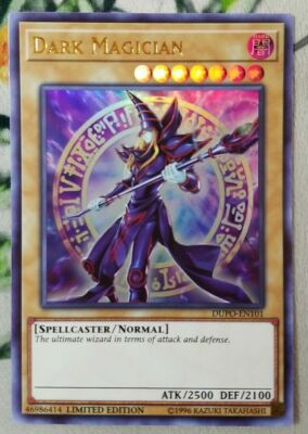 ( DARK MAGICIAN ) - Ultra Rare - DUPO-EN101 - Limited - NM - Yu-Gi-Oh Duel Power-image