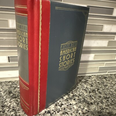 Fifty Best American Short Stories 📚Bonded Leather Masters Library 1965 💫VG+-image