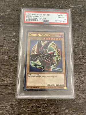 PSA 8 Dark Magician (B) YGLD-ENB02 1st Edition-image