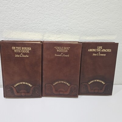 Classics of the Old West Time Life Books (3) Lot WOOTTON, APACHES, BORDER CROOK-image