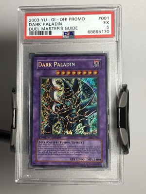 2003 Yugioh Dark Paladin Promo Duel Masters Guide PSA 5 EX-image