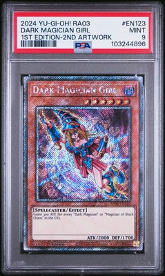 2024 YU-GI-OH! RA03-QUARTER CENTURY BONANZA #EN123 DARK MAGICIAN GIRL PSA 9-image
