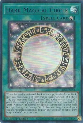 Yugioh - Dark Magical Circle - 1st Edition Ultra Rare Blue NM - Free Holo-image