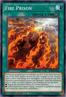 Fire Prison - SP18-EN043 - Common - 1st Edition Near Mint Star Pack: Vrains-image