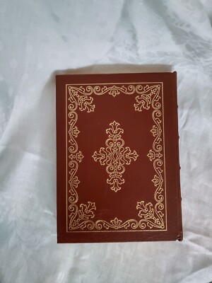 Vtg, mint cond: collectible leather, gilt ed., Easton Press, Chekhov - 2 plays-image