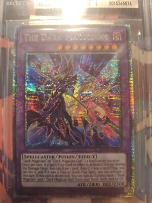 The Dark Magicians Legendary Starlight BACH-EN100 First Edition BGS 9-image