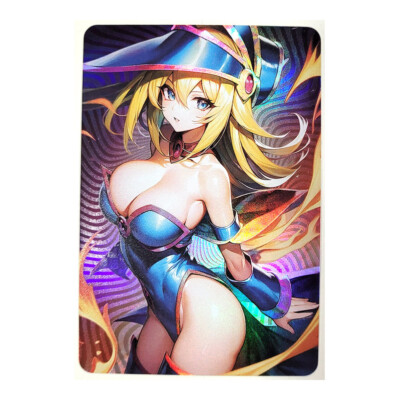 Doujin Art Waifu Anime Holo Foil ACG Card 2042 - Yu Gi Oh Dark Magician Girl-image