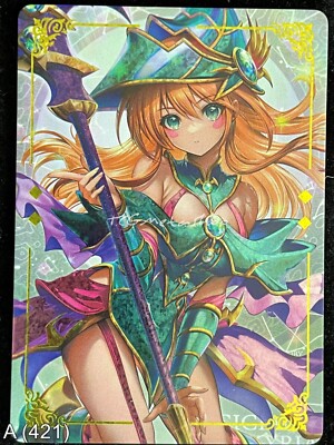 🔥 A 421 Dark Magician Girl Yu-Gi-Oh! Goddess Story Anime Waifu Card ACG 🔥-image