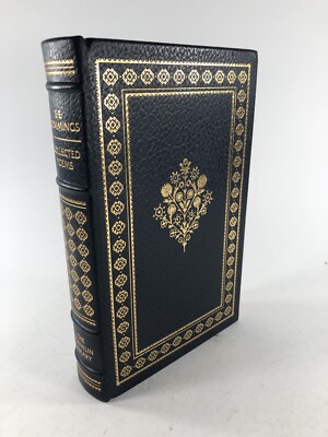 Collected Poems E E Cummings 1977 Franklin Library Full Leather Book w Gild-image