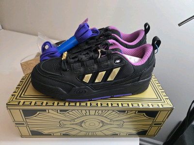 Adidas Yu-Gi-Oh! Yugi's World Dark Magician Shoes ADI2000 (No Card) Size 7.5-image