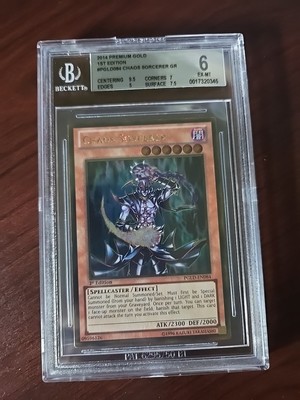 Chaos Sorcerer PGLD-EN084 Premium Gold-1st Edition 1st Edition BGS 6-image