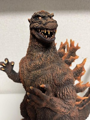 Noriyoshi Ikuma Godzilla 1984 Poster 3D Version Tentsuku Craft Resin Kit-image