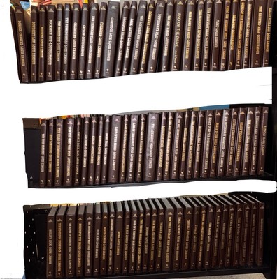 HUGE Lot of 85 The Louis L'Amour Collection Bantam Leatherette Hardcover Books-image