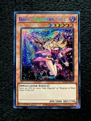 YUGIOH • DARK MAGICIAN GIRL • PRISMATIC SECRET RARE • MP24-EN053 • 1ST ED • NM-image