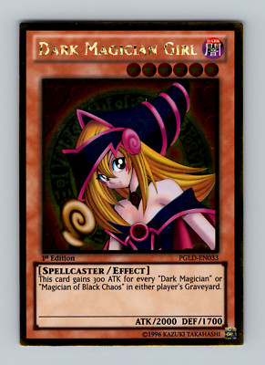 Dark Magician Girl PGLD 1st Ed Near Mint NM Gold Rare Yugioh 2014-image