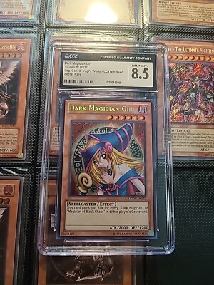 Dark Magician Girl LCYW-EN022 Unlimited -Legendary Collection Yugi - CGC 8.5-image