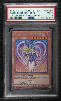 2020 Yu-Gi-Oh! The Side of Dimensions Movie Pack Dark Magician Girl PSA 9 0xe4-image