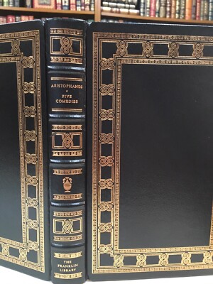 Franklin Library: ARISTOPHANES: FIVE COMEDIES: LYSISTRATA: FROGS: KNIGHTS-image
