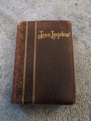 THE POETICAL WORKS OF JEAN INGELOW Antique Carved Padded Leather - unknown year-image