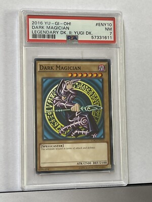Dark Magician 2016 Yu-Gi-Oh! Card LDK2-ENY10 PSA 7 NM Legendary Decks Yugi-image