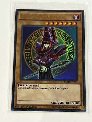 Dark Magician YGLD-ENC09 Ultra Rare 1st Edition - Near Mint-image