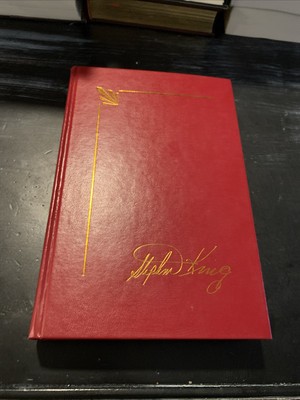 Salem’s Lot - Stephen King Library - Red (Faux) Leather-Bound Hardcover - 1975-image