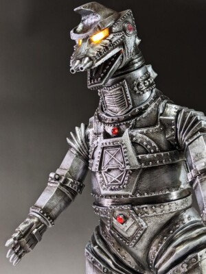 Godzilla Mecha Mechagodzilla LED Custom Build 1:350 All Painted BANDAI Model Kit-image