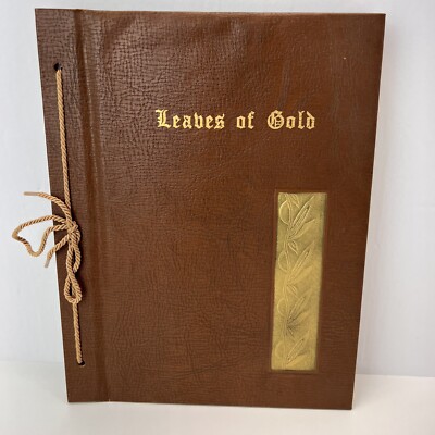 Leaves Of Gold Book Anthology Prayers Phrases Verse Inspiration Religious 1948-image