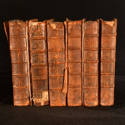 1635 [1735] 6vols The Works of Shakespeare Tonson Edition Leather Binding Scarce-image