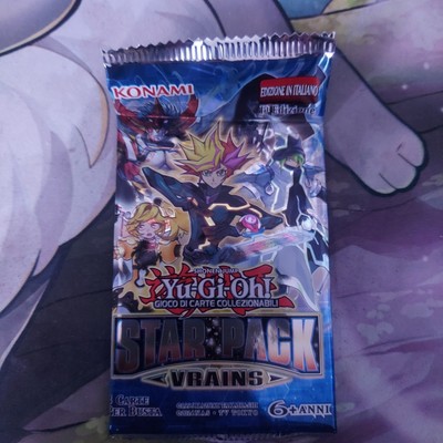 yugioh star pack vrains itallian version 3 cards per pack-image